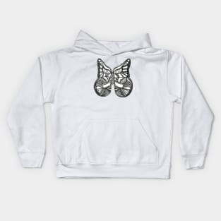 Abstract Butterfly Kids Hoodie